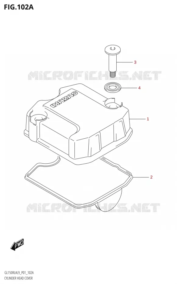 KLEPPENDEKSEL Suzuki MOTO 150 INTRUDER 2019  GL150RLA L9 (P01)