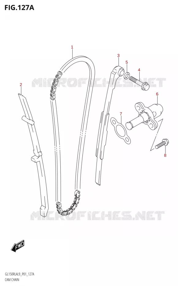 TIMING Suzuki MOTO 150 INTRUDER 2019  GL150RLA L9 (P01)