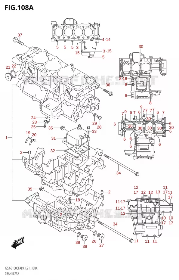 CARTER Suzuki MOTO 1000 GSX-S 2019  GSX-S1000FA L9 (E21)
