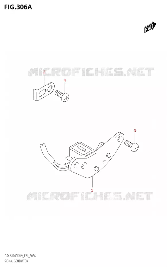 DYNAMO SENSOR Suzuki MOTO 1000 GSX-S 2019  GSX-S1000FA L9 (E21)