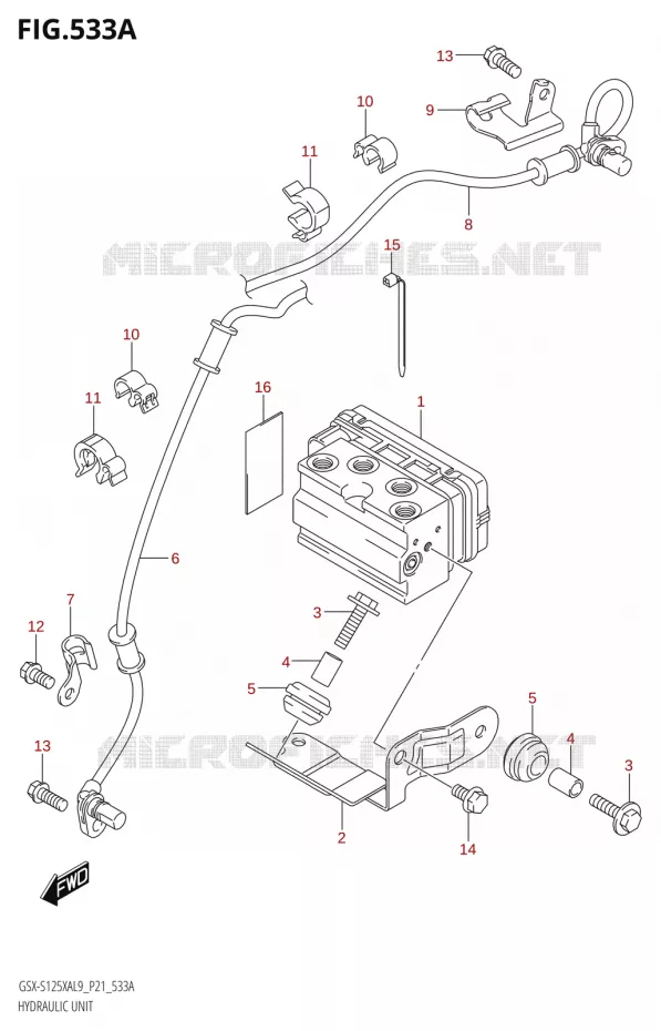 ABS Suzuki MOTO 125 GSX-S 2019  GSX-S125XA L9 (P21)