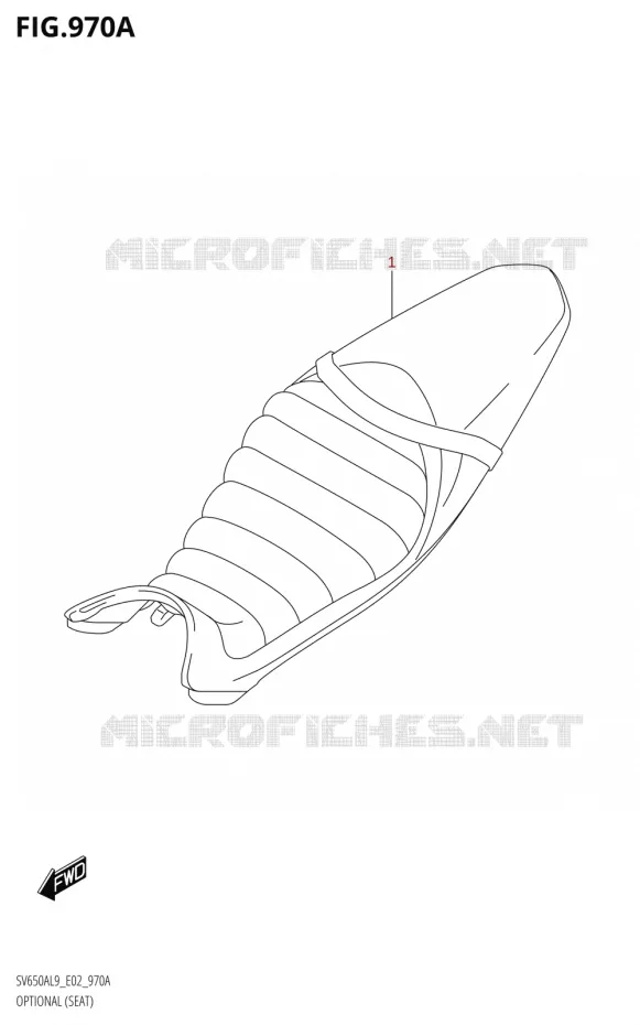 OPTIESEL (SEAT) Suzuki MOTO 650 SV 2019  SV650A L9 (E02)