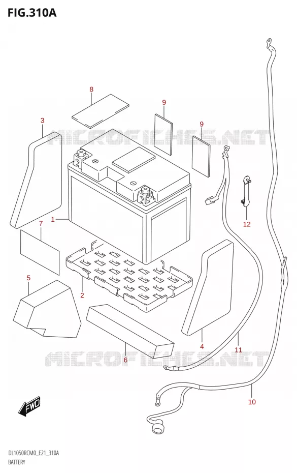 ACCU Suzuki MOTO 1050 V-STROM 2020  DL1050RC M0 (E21)