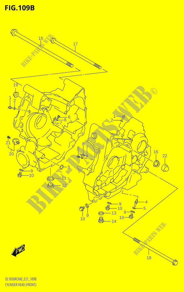 CASING (2) (DL1050RC) voor Suzuki V-STROM 1050 2020