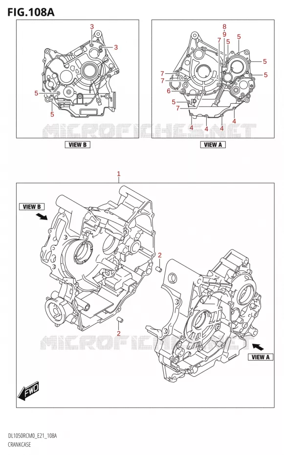 CASING Suzuki MOTO 1050 V-STROM 2020  DL1050RQ M0 (E21)