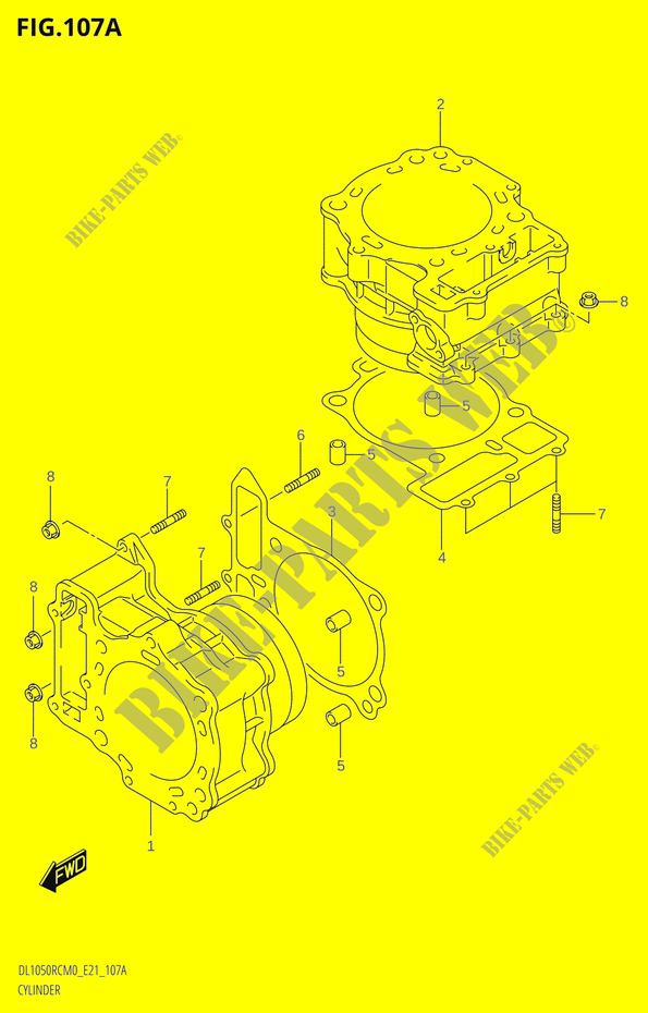CILINDER voor Suzuki V-STROM 1050 2020