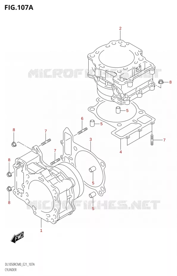 CILINDER Suzuki MOTO 1050 V-STROM 2020  DL1050RC M0 (E21)
