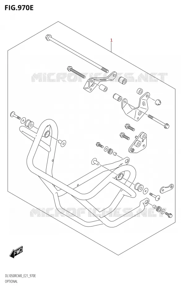 OPTIESEL (DL1050RQ)(SEE NOTE 1) Suzuki MOTO 1050 V-STROM 2020  DL1050RQ M0 (E21)