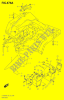 ACHTERSPATBORD00XM0 P03) voor Suzuki KINGQUAD 500 2020