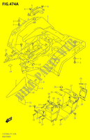 ACHTERSPATBORD50XL9 P17) voor Suzuki KINGQUAD 750 2019