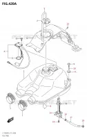 BENZINETANK voor Suzuki KINGQUAD 400 2019