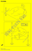 STOPPER SET REAR BOX PLATE (OPTIONAL) voor Suzuki BURGMAN 650 2013