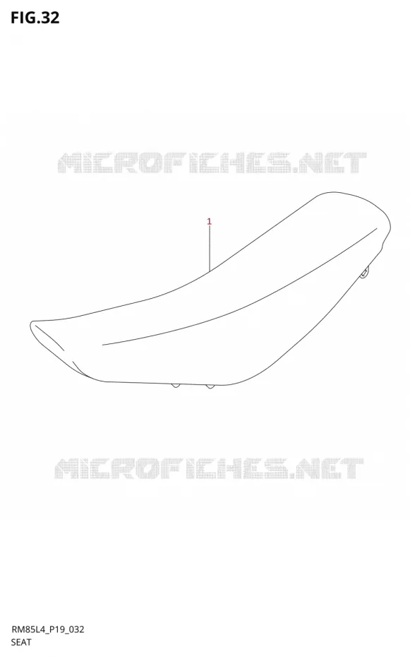SEAT Suzuki MOTO 85 RM 2014  RM85 L4 (P19)