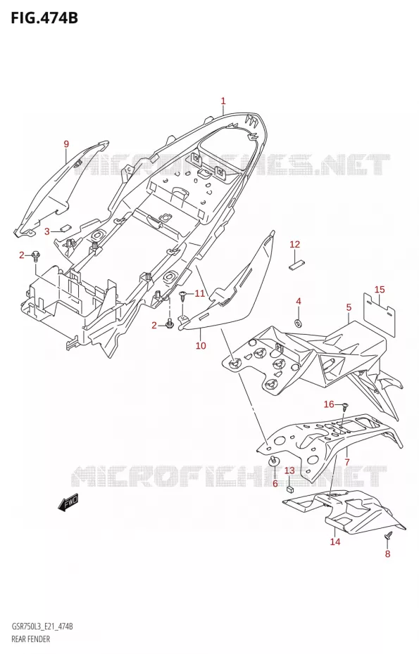 ACHTERSPATBORDR750:L3:E24) Suzuki MOTO 750 GSR 2013  GSR750 L3 (E21)