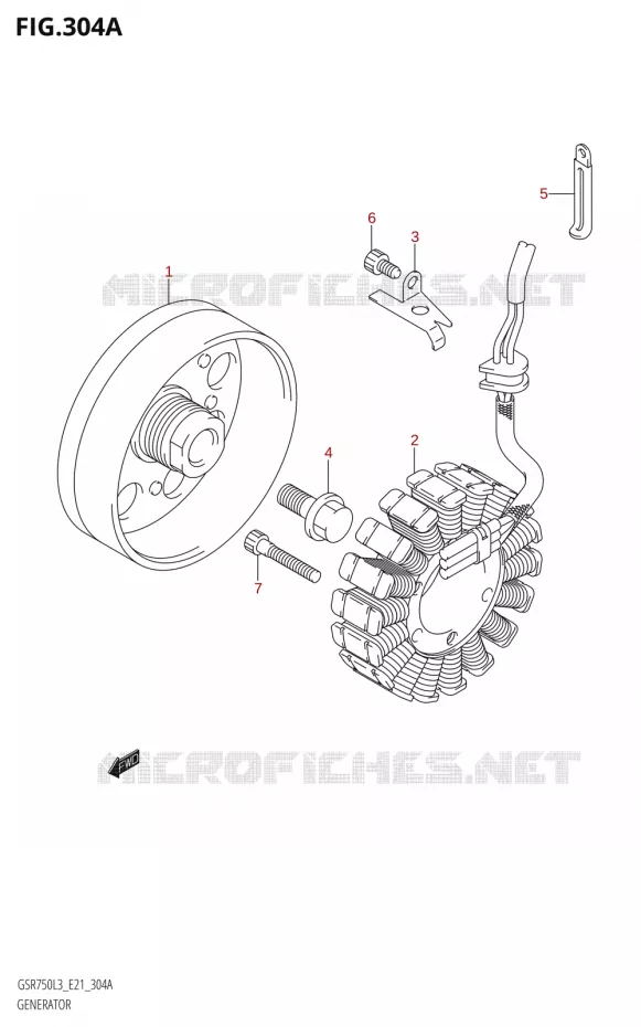 DYNAMO Suzuki MOTO 750 GSR 2013  GSR750A L3 (E21)