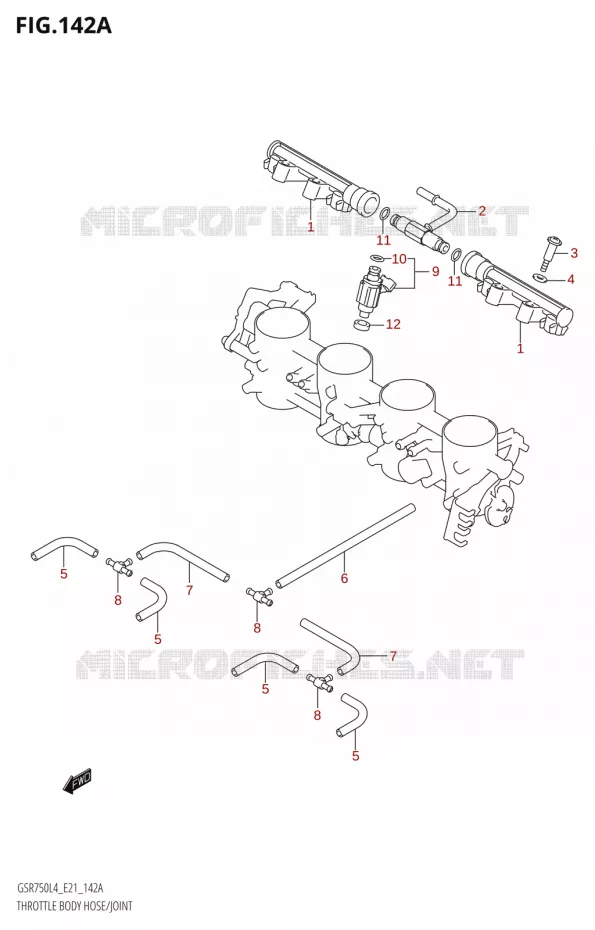 INJECTOREN Suzuki MOTO 750 GSR 2014  GSR750UE L4 (E21)
