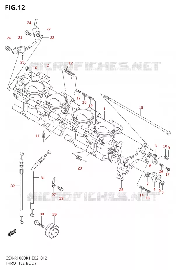 GASKLEPHUISILLON (GSX-R1000K1) Suzuki MOTO 1000 GSX-R 2001  GSX-R1000K1(E24)