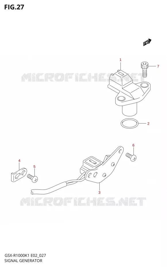 ALTERNATOR Suzuki MOTO 1000 GSX-R 2001  GSX-R1000U2K1(E2)