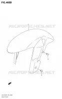 FRONT FENDER (K8) KUIPDEEL/FRAME 1000 suzuki-motorfietsen GSX-R 2008 2095000084