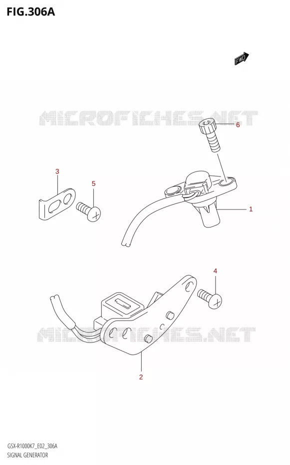 DYNAMO SENSOR Suzuki MOTO 1000 GSX-R 2008  GSX-R1000 K8 (E51)