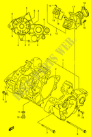 CASING (MODELE T/V) voor Suzuki RM 125 2000