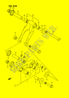 SCHOKBREKER AANEENSCHAKELING (MODELE P/R/S) voor Suzuki RM 125 1993