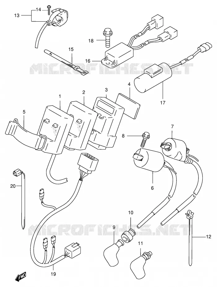 ELEKTRISCH Suzuki MOTO 125 RM 2000  RM125Y(E2)