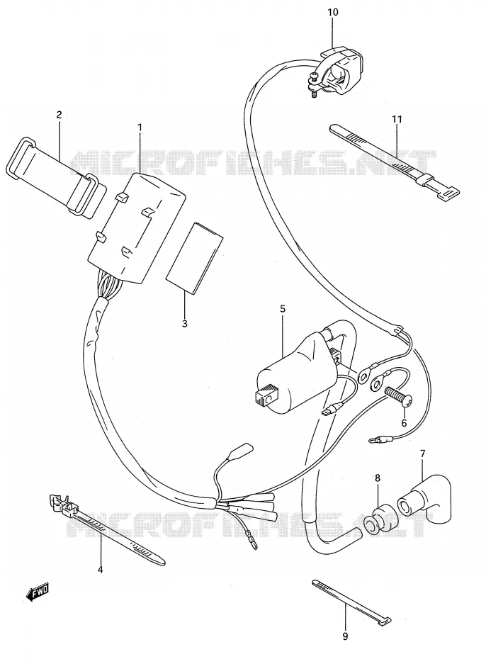 ELEKTRISCH Suzuki MOTO 250 RM 1993  RM250P(E28)