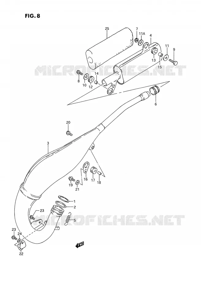GELUIDDEMPER Suzuki MOTO 125 RM 1993  RM125P(E2)