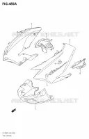 SIDE KUIPNG (K7,K8) KUIPDEEL/FRAME 1000 suzuki-motorfietsen V-STROM 2008 2106000018