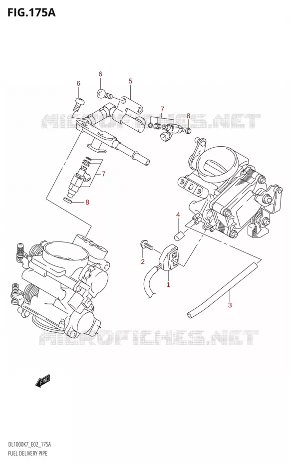 BRANDSTOFSLANG Suzuki MOTO 1000 V-STROM 2007  DL1000K7(E2)