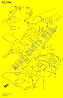 ACHTERSPATBORDX1300RAUF:L4:E19) voor Suzuki HAYABUSA 1300 2014