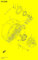 ACHTERWIEL (GSX1300RA:L4:E19) voor Suzuki HAYABUSA 1300 2014