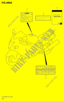 ETIKETGSX1300RA:L4:E02) voor Suzuki HAYABUSA 1300 2014
