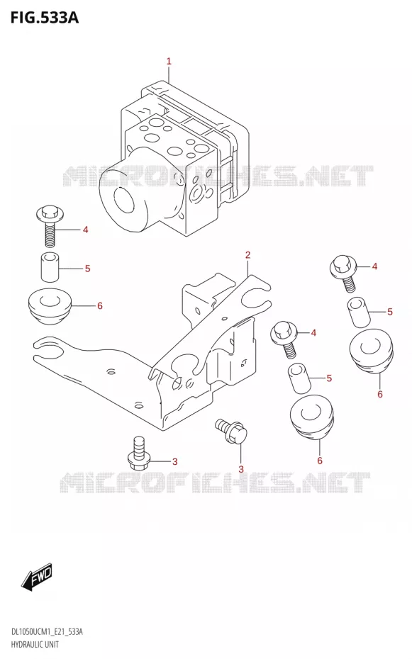 ABSAULIC UNIT (DL1050UQ,DL1050WQ) Suzuki MOTO 1050 V-STROM 2021  DL1050UC  M1