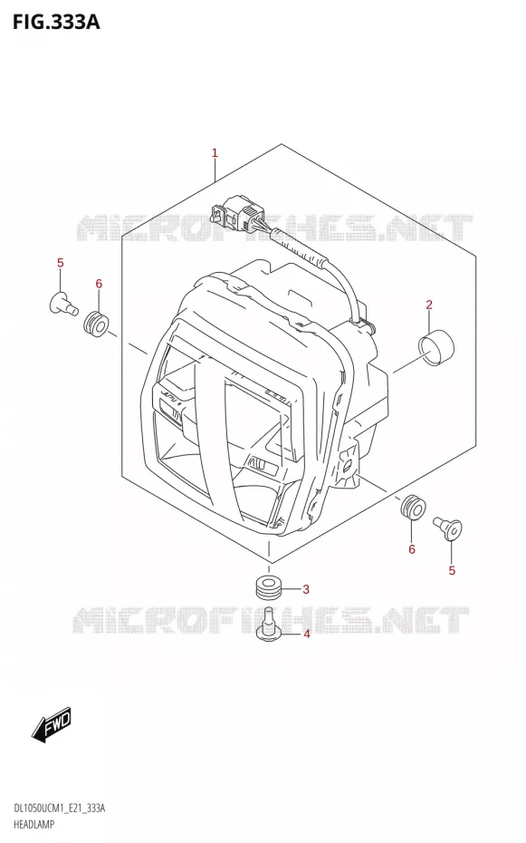 KOPLAMP Suzuki MOTO 1050 V-STROM 2021  DL1050UC  M1