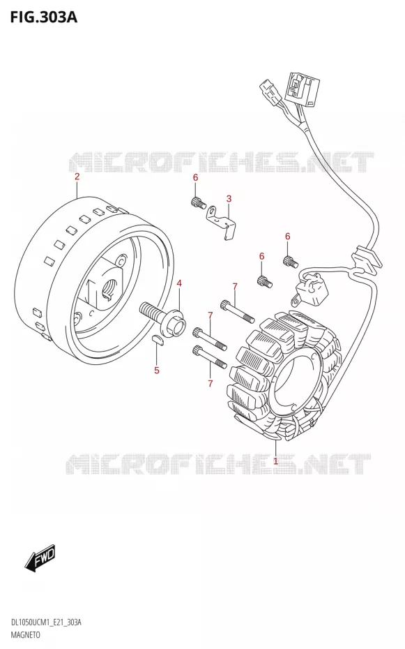 ONTSTEKING Suzuki MOTO 1050 V-STROM 2021  DL1050UC  M1