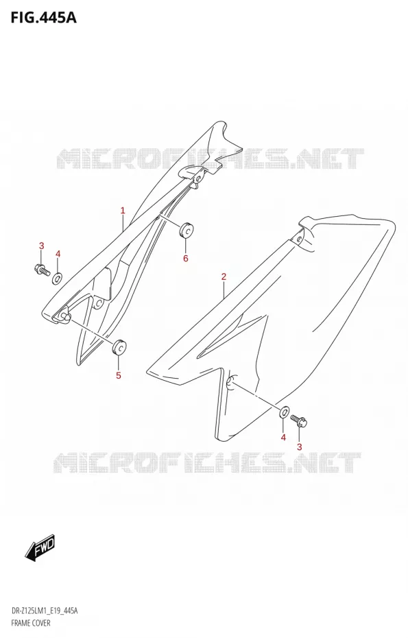 ACHTER KUIP Suzuki MOTO 125 DR-Z 2021  DR-Z125L M1