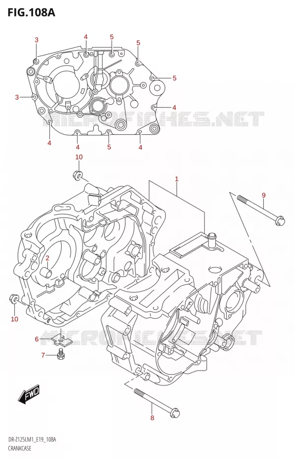CASING Suzuki MOTO 125 DR-Z 2021  DR-Z125L M1