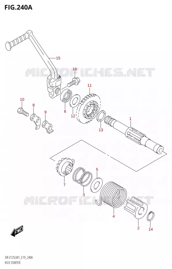 KICKSTARTER Suzuki MOTO 125 DR-Z 2021  DR-Z125L M1
