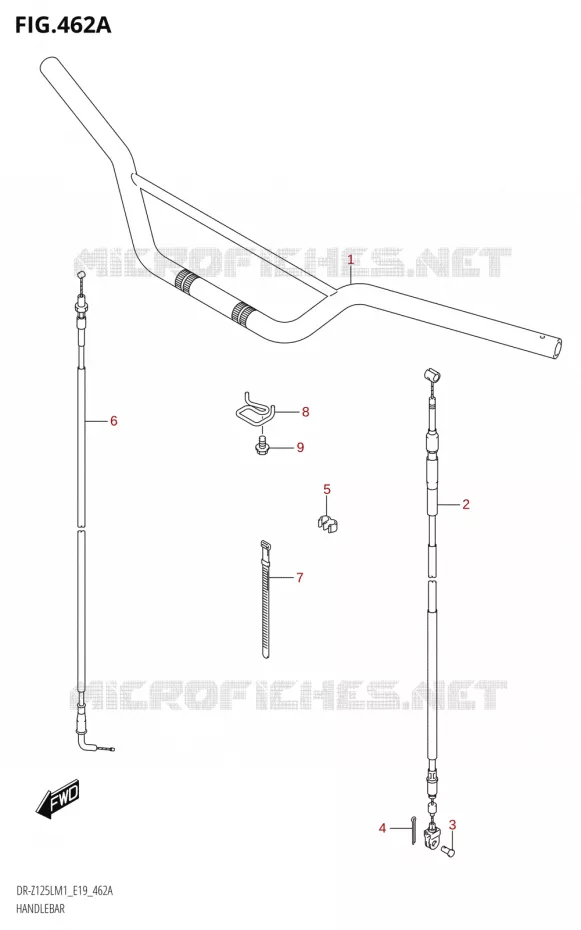 STUUR Suzuki MOTO 125 DR-Z 2021  DR-Z125L M1