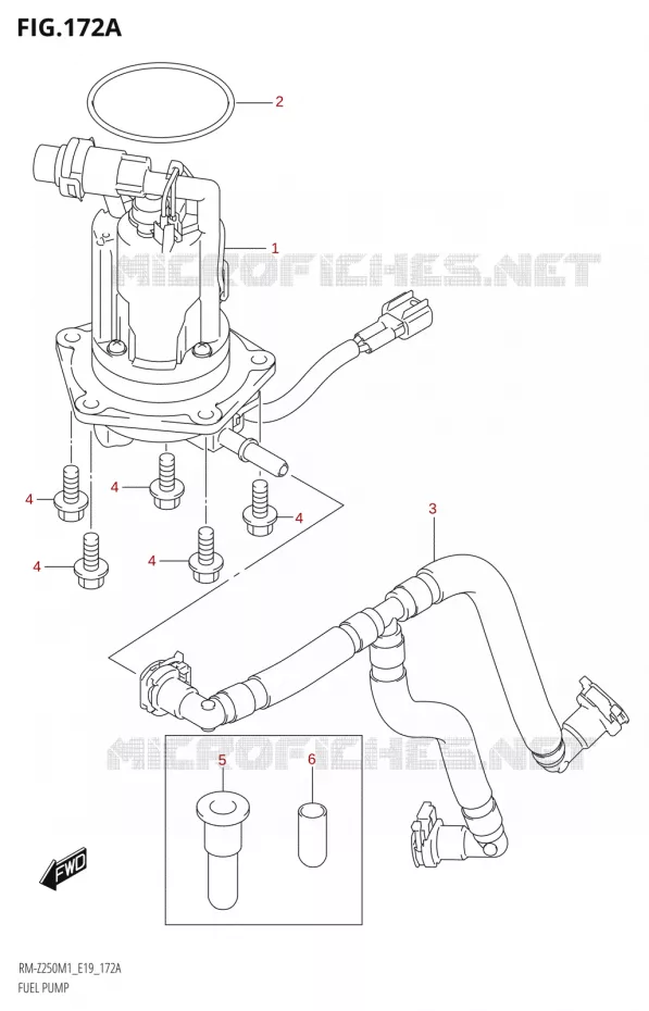 BENZINE POMP Suzuki MOTO 450 RM-Z 2021  RM-Z450 M1 (E19)