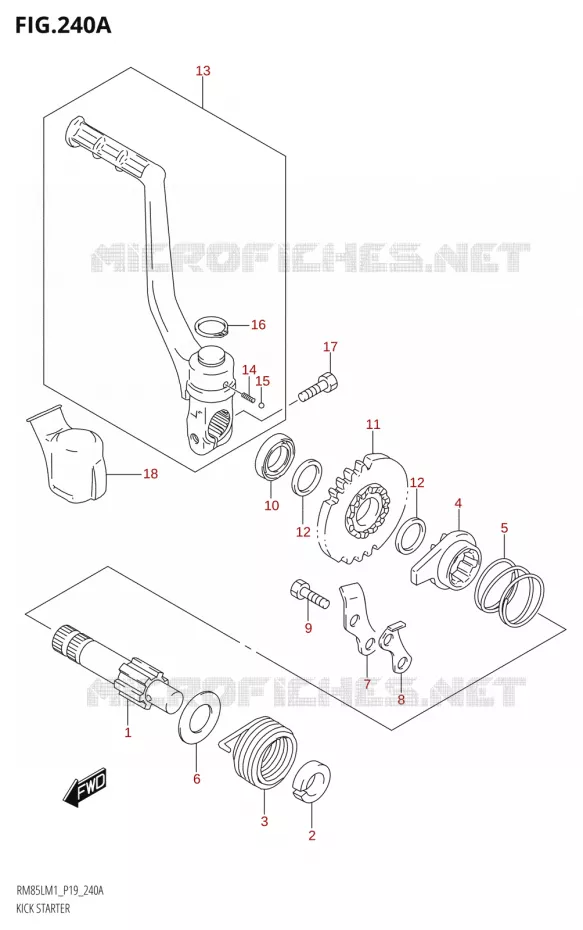 KICKSTARTER Suzuki MOTO 85 RM 2021  RM85L M1 (E19)