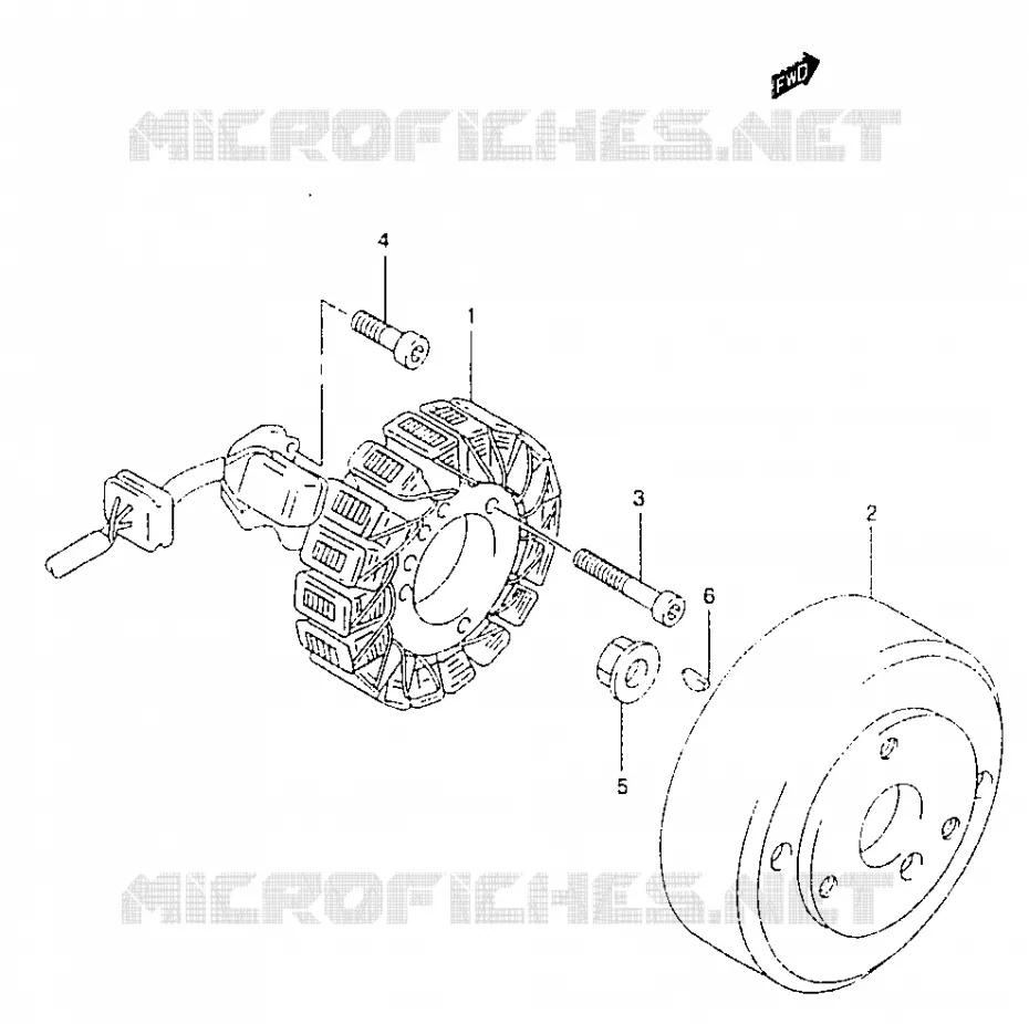 ONTSTEKING Suzuki MOTO 125 MARAUDER 2000  GZ125CY(W/X/Y)