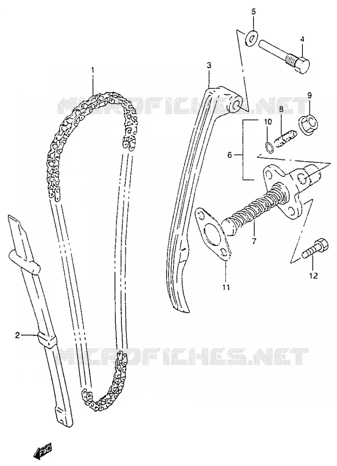 TIMING Suzuki MOTO 125 MARAUDER 2000  GZ125CY(W/X/Y)