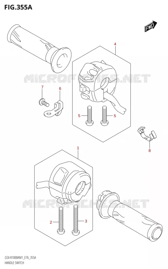 SCHAKELAARS Suzuki MOTO 1000 GSX-R 2021  GSX-R1000RA M1 /​ GSX-R1000RZA M1 ( E76 ECE2 E17,22,39 )