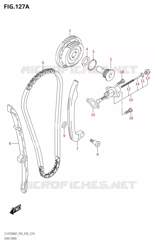 TIMING Suzuki QUAD 750 KINGQUAD 2021  LT-A750X M1 (P28)