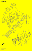 ACHTERSPATBORD A750XP) voor Suzuki KINGQUAD 750 2021