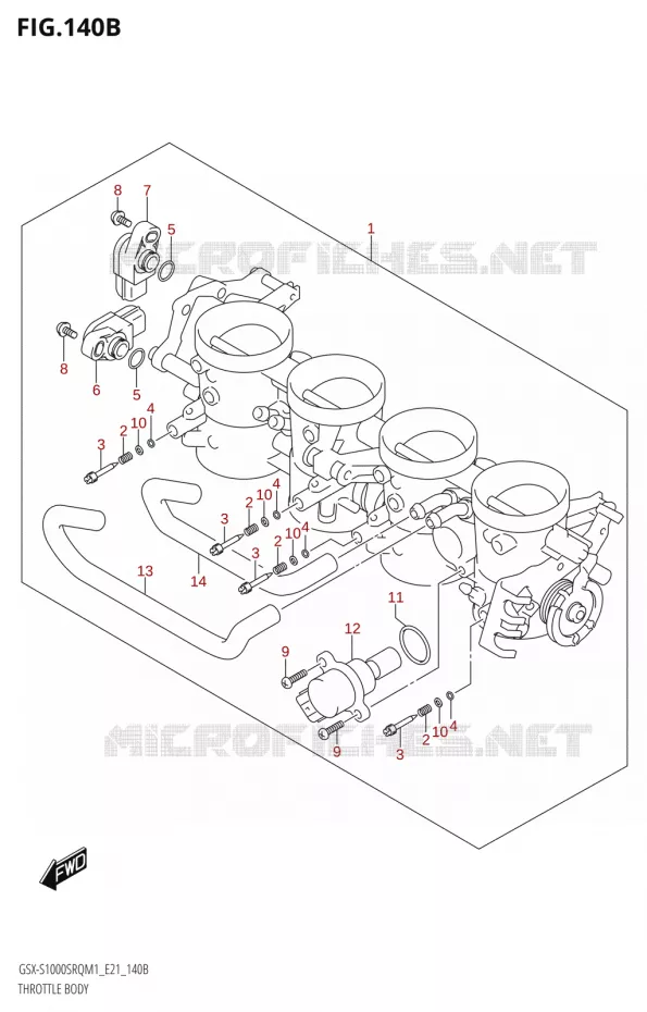 GASKLEPHUIS Suzuki MOTO 1000 KATANA 2021  GSX-S1000SRQ M1 (E21)