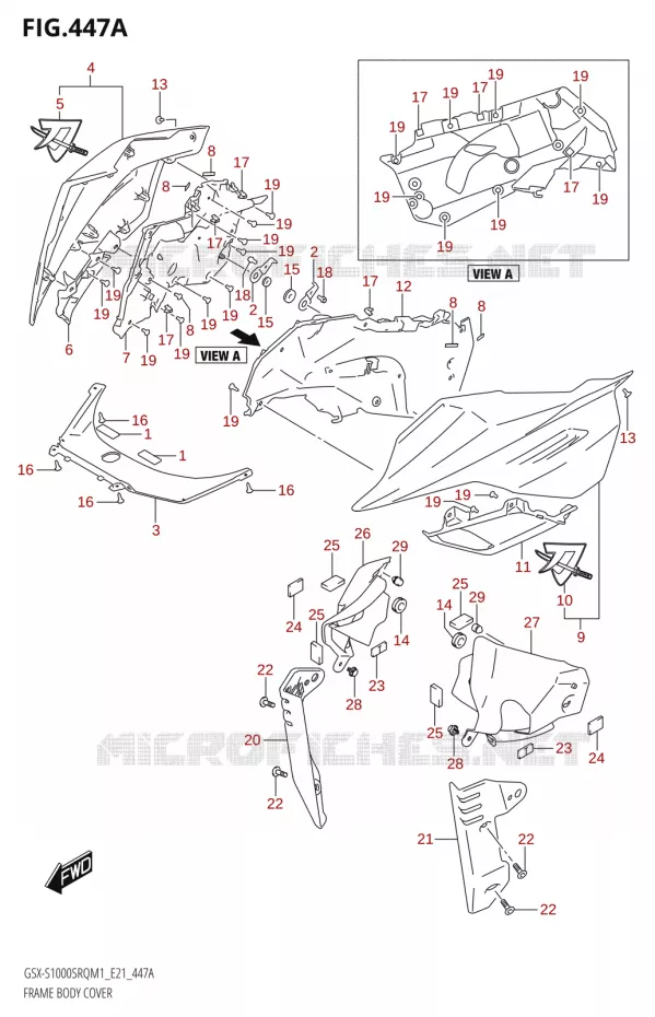 KUIP Suzuki MOTO 1000 KATANA 2021  GSX-S1000SRQ M1 (E24)